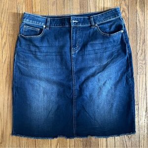 WESTPORT | Women’s Blue Denim Skirt Size 14W